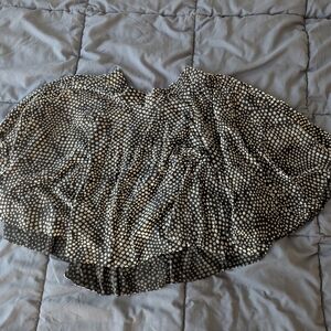 Blackmilk Caviar Burned Velvet Skater Skirt